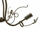 Lampa wisząca, żyrandol 4 liście - 2