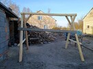 Huśtawka z grubej bali 3, 5m długości - 14