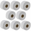 Papier JUMBO toaletowy 80m do podajnika dozownika 8 rolek 64 - 2