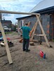 Huśtawka z grubej bali 3, 5m długości - 13