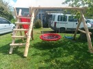 Huśtawka z grubej bali 3, 5m długości - 9
