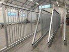 Brama przesuwna aluminiowa 3m wypełnienie 100x20 mm poziome - 4