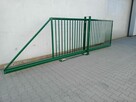 Brama przesuwna stalowa 5m x 1,62m wypełnienie profil 20x20 - 3