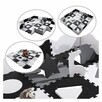 Woopie Baby Mata Piankowa Kontrastowa ze Zwierzętami Puzzle - 4