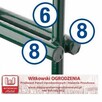 Panel ogrodzeniowy 2D 1830x2500 mm, drut fi 8/6/8 mm - 2