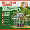 Szklarnia Aluminiowa 190x190x195cm z Fundamentem Dostawa 0zł - 6