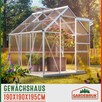 Szklarnia Aluminiowa 190x190x195cm z Fundamentem Dostawa 0zł - 2