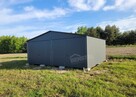Garaże blaszane na każdy wymiar 2x3, 3x4, 4x5, 5x6, 6x7 7x8 - 8
