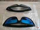Okulary przeciwsłoneczne czarne i niebieskie UV400 ! - 4