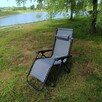 Leżak plażowe ogrodowe elden terawis grawitacyjny z blokadą - 3
