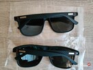 Okulary przeciwsłoneczne czarne i niebieskie UV400 ! - 3