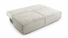 Nowoczesna sofa w tkaninie sztruksowej - 4