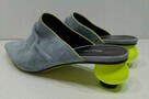 38 FRATELLI RUSSO Designerskie klapki fluor obcas Włoskie - 2