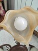 Lampa sufitowa wisząca/ żyrandol, 3-ramienna, klosze szklane - 5