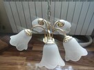Lampa sufitowa złota żyrandol klasyczny - 8