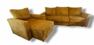 Zestaw mebli Fotel i Narożnik/Sofa rozkładana 2w1 pojemnik - 3