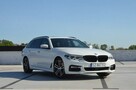 BMW M550i 252 KM xDrive M Sport Panorama/ Kamera/ Full LED/Skóra/Head Up/Hak - 4