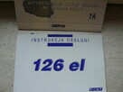 Fiat 126 EL instrukcja obslugi i wykaz serwisow - 2