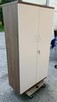 Szafa biała aktowa 80x153 cm szafa biurowa szafy aktowe biur - 3
