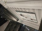 Lustrzana toaletka w stylu glamour 120x42x80 cm powystawowa - 2