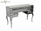 Lustrzana toaletka w stylu glamour 120x42x80 cm powystawowa - 6