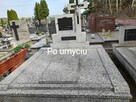 MYCIE POMNIKÓW ORAZ RENOWACJA LITER NA TABLICACH NAGROBNYCH. - 7