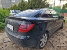 Czarny Mercedes C Coupe 2,0 gaz 2001 - 3