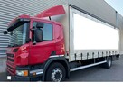 Scania P320 Euro 6 kontener -firanka 18 pal. winda 2 tony ks.serwisowa - 1
