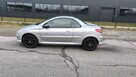 Peugeot 206 CC Quiksilver 1.6 HDi Kabriolet 2005r. 6 lat 1 wł. Klima Alu - 4