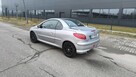 Peugeot 206 CC Quiksilver 1.6 HDi Kabriolet 2005r. 6 lat 1 wł. Klima Alu - 7
