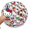 Naklejki modne sanrio hello kitty mocne wodoodporne XL 50 sz - 2