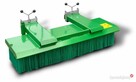 Zamiatarka Szczotkowa do wózka widłowego 1,5 m - 3,0 m - 4