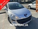 Peugeot 308 Nawigacja, klimatronik, 9 airbag, światła dzienne, opony wielosezonowe - 1