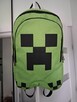 MINECRAFT PLECAK SZKOLNY CREEPER ZIELONY - 2