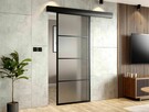 Drzwi przesuwne szklane LOFT z lustrem do garderoby sypialni - 7