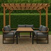 Meble ogrodowe drewniane nowoczesne premium - 10