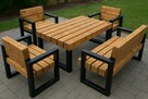 Meble ogrodowe drewniane nowoczesne premium - 12