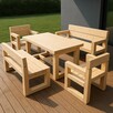 Meble ogrodowe drewniane nowoczesne premium - 8