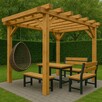 Meble ogrodowe drewniane nowoczesne premium - 7