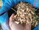 zrębka sosnowa drewno mielone podsypka kompost - 5