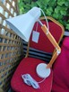 Lampka biurkowa biała drewniana Skandynawska Lampa Retro - 5