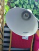 Lampka biurkowa biała drewniana Skandynawska Lampa Retro - 4