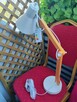 Lampka biurkowa biała drewniana Skandynawska Lampa Retro - 2