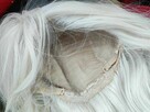 Peruka blond peruka wlosy biale długie kręcone Nowa 2 5 damska - 6