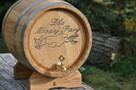 Beczka Dębowa 3L 5L 10L 15L 20L Na alkohol Whisky Bimber win - 6