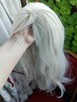 Peruka blond peruka wlosy biale długie kręcone Nowa 2 5 damska - 1