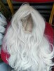 Peruka blond peruka wlosy biale długie kręcone Nowa 2 5 damska - 5
