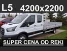 Ford Transit Skrzynia 4200 X 2200 170KM Hak. 7-os. Podwójna kabina od ręki 2137zł - 1