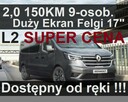 Renault Trafic L2 150KM 2,0  Klima tył  Full Led DużyEkran Kamera Ciemne szyby 2218zł - 1