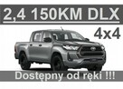 Toyota Hilux 2,4 150KM DLX 4X4  Dostępny od ręki !  Super Niska Cena 1935zł - 1